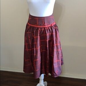 Isaac Mizrahi for target red skirt